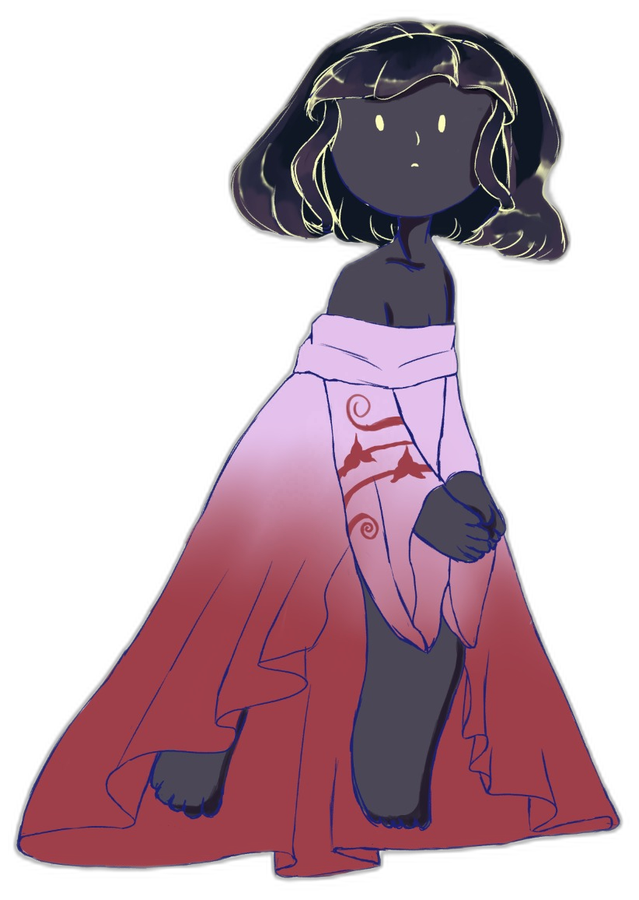 Nox, a voz do medo, envolta em um manto vermelho